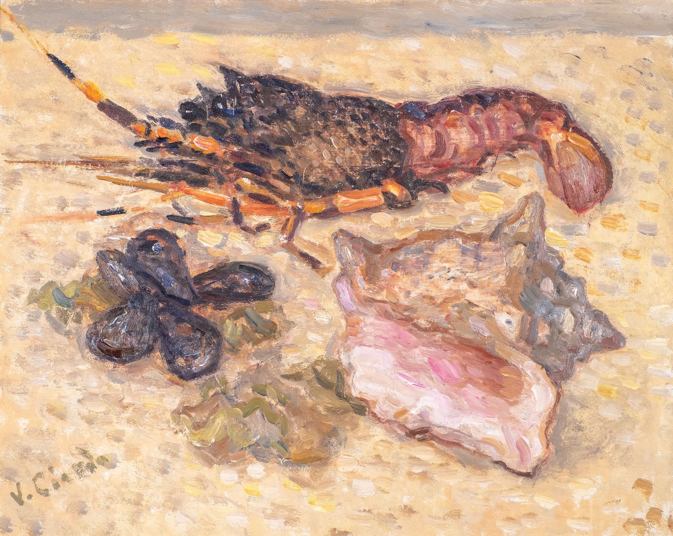 Vincenzo Ciardo, Studio per una natura morta marina - Vincenzo Ciardo, Studio per una natura morta marina